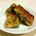 kuramos's cooksnap of when they made 深ネギだけで★ネギ焼き.