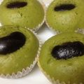 ピッコロ5's cooksnap of when they made ホットケーキミックスde抹茶金時蒸しパン.