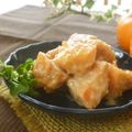 ミマト's cooksnap of when they made 箸休めに優しい味わい♫柿の味噌和え☆.