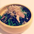 tonryuuki's cooksnap of when they made ほうれん草ベーコン　柚子胡椒ポン酢炒め.