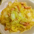 まゆブー's cooksnap of when they made 白菜とベーコンのパスタ.