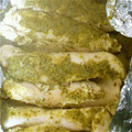 kinako0324's cooksnap of when they made ささみの簡単ジェノベーゼホイル焼き.