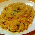 こんちゃみ's cooksnap of when they made [簡単]チンゲン菜とカニの炒飯.