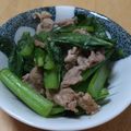 やぁここ's cooksnap of when they made 小松菜と豚肉のシンプル炒め.