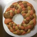 ちっくんママ's cooksnap of when they made パンdeクリスマスリース　その2♪.