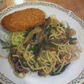 アュアュ's cooksnap of when they made 絶品！チンジャオロース焼きそば*.