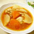 ruruyun's cooksnap of when they made 大根と鶏手羽元のトマトスープ.