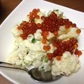 ぐっさん★☆'s cooksnap of when they made いくらと水菜の♪ポテトサラダ♪.
