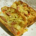 yumi417's cooksnap of when they made お豆腐たっぷりヘルシーHMケークサレ♪.