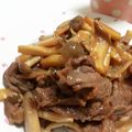 tim★tam's cooksnap of when they made 牛肉ときのこの甘辛煮.｡.:*☆.