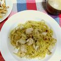 ゆっきーこパート2's cooksnap of when they made ササミとパセリの和風？パスタ.
