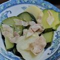 ★むさ's cooksnap of when they made おつまみ☆ズッキーニのにんにくソテー.