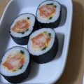 makikost's cooksnap of when they made 薔薇の巻き寿司＊節分にいかが♪.