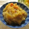 miyuki12's cooksnap of when they made さつまいもと人参のにんにく煮.