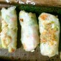 ひろぼんちゃん's cooksnap of when they made 生春巻きの皮で棒餃子☆うまい☆モチモチ☆.