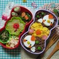 ８児のママきよっぺ's cooksnap of when they made キャラ弁に❤はんぺんdeにわとり.