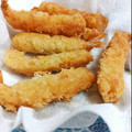 遅筆- chihitsu -'s cooksnap of when they made 油はねしにくい！　冷凍フライの揚げ方.