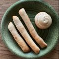 みるく茶's cooksnap of when they made チョコバナナスティックパン.
