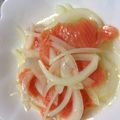 きゃきゃきゃ's cooksnap of when they made 簡単☆スモークサーモンのマリネ.