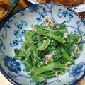 らっきーぽんきち's cooksnap of when they made 春菊のツナマヨ和え.