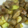 chieko333's cooksnap of when they made 砂肝のオイスター炒め.