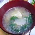 salasa109's cooksnap of when they made 低カロリーラディッシュの葉スープ.