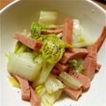 モンプチッタン's cooksnap of when they made 白菜とスパムのシンプル炒め～.