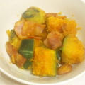kko331's cooksnap of when they made かぼちゃとベーコンの簡単炒め☆.