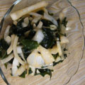 ree_happy's cooksnap of when they made 新玉ねぎとわかめの酢味噌和え.
