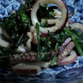 きく星's cooksnap of when they made 簡単☆イカとほうれん草の味噌マヨサラダ.
