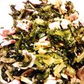 darumanian's cooksnap of when they made 大根の葉とベーコンでご飯の友♪.