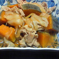 ちょうろう's cooksnap of when they made 豚肉と玉葱を入れて　かぼちゃの甘辛煮.