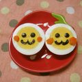 赤い電話's cooksnap of when they made お弁当で笑顔に☺ゆでたまごちゃん☺.