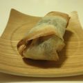 mihokid's cooksnap of when they made 簡単おやつ⋆つぶあん×バナナの焼き春巻き.