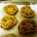 マックん's cooksnap of when they made レンコンのはさみ揚げ.