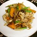 バウンド's cooksnap of when they made 柿と塩麹豚の炒め物.