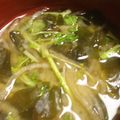 mangoari's cooksnap of when they made クレソン＆切り干し大根＆わかめのみそ汁.