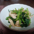 おしおし24's cooksnap of when they made 小松菜とささみのおひたし.