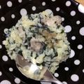 スッカイ's cooksnap of when they made ☺牡蠣とほうれん草のチーズ味噌リゾット☺.