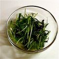 えみもこ☆'s cooksnap of when they made 【ちょいと一品】水菜のナムル.