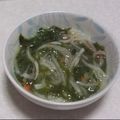 きらり流れ星's cooksnap of when they made 甘酢漬け大根とめかぶの合わせ.