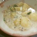 白いぐれーぷ's cooksnap of when they made ジャガ芋の食べるラー油豆乳煮込み.