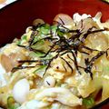 さやぴんmama's cooksnap of when they made 新タマネギとウインナーで簡単親子丼.