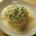 ますみに's cooksnap of when they made 濃厚クリームソースのサーモンパスタ.