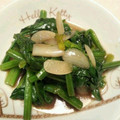 めぐのぞちゃん's cooksnap of when they made 簡単!ほうれん草のﾆﾝﾆｸ炒め☆.