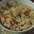 mahomizuho's cooksnap of when they made 鶏肉とキノコの炊き込みご飯.