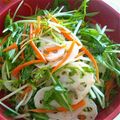 ななえ先生's cooksnap of when they made 蓮根と水菜のサラダ.