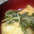 maruru-nn's cooksnap of when they made 柚子胡椒風味☆水菜と油揚げの煮浸し.