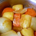 ｈｉｍａｃｏ's cooksnap of when they made じゃがいものキムチ トマト煮.