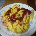 K/S's cooksnap of when they made 朝食に♪ベーコンスクランブルエッグ.